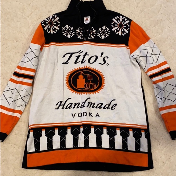 COPY - One of a Kind Titos Holiday Sweater! - Picture 1 of 4